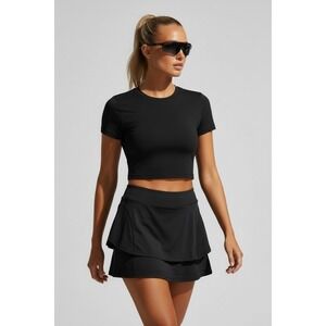 ACX Active Size Small Black Skort Athletic Tennis Golf Skirt Shorts